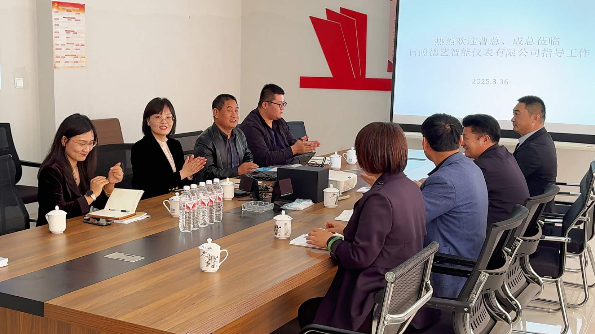 江苏沙钢集团莅临我司指导工作,共绘合作发展新蓝图